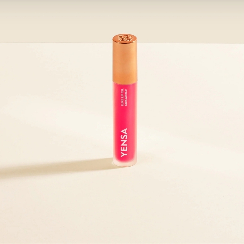CLEARANCE! Yensa Luxe Lip Oil: Pink Shine, .20oz (Full Size), NIB